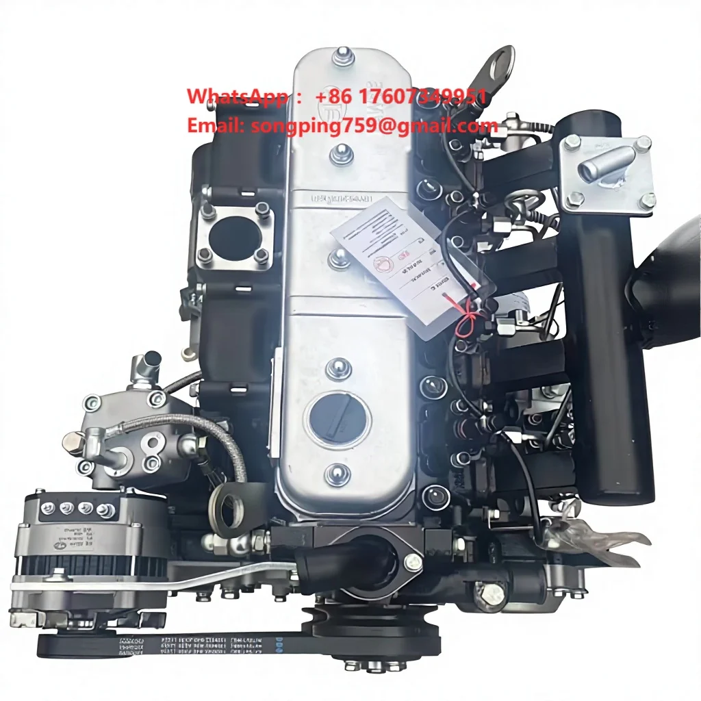 FAW Xichai 490 Oil Brake Diesel Engine 4DW91-63NG2 4 Stroke Electric Start Water-Cooled 90KW Multi-cylinder High Automotive