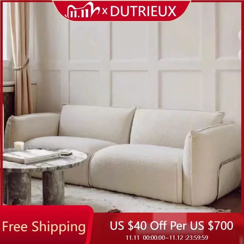 

Individual White Living Room Sofas Bedroom Designer Human Dog Bed Room Decor Outdoor Sofa Nordic Cloud Divano Home Furniture