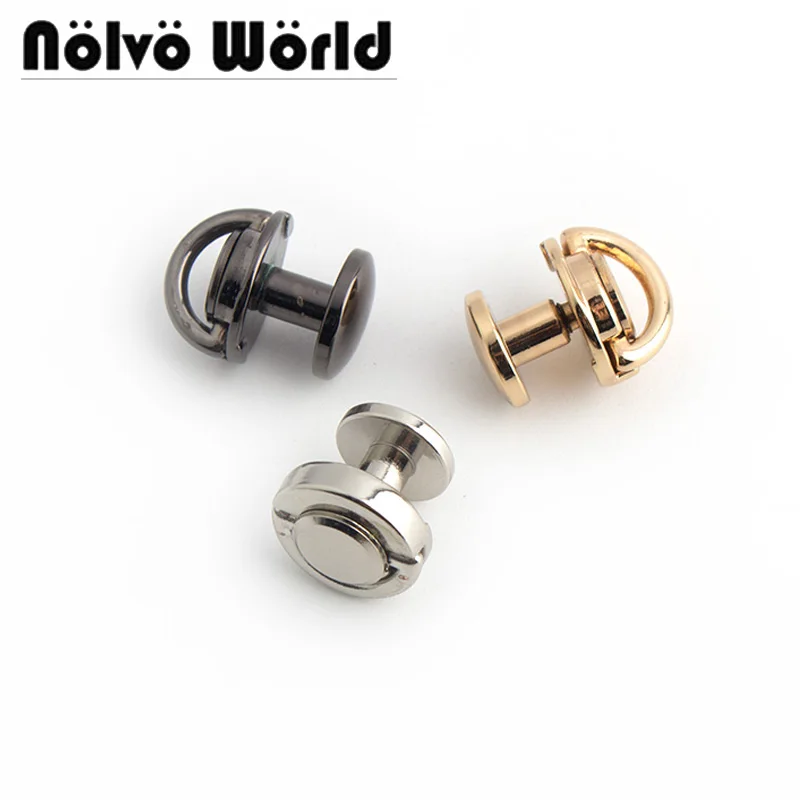 

10-50pcs 4 colors 13mm Cast Solid Durable Gunmetal stud DIY Fashion Belt Screw Rivets Studs