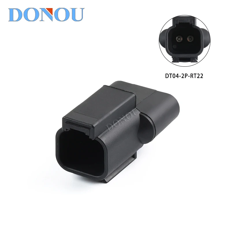 Excavator Electrical Accessory DT04-2P-RT22 Deutsch Type 2-Pin Receptacle with Resistor, Power Signal Voltage Stabilizer Protect