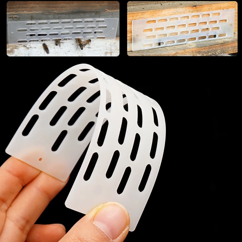 20/40pcs Plastic Queen Bee Anti-Escape Spacer Frame for Beehive Bee Escape Prevention Bee Box Entrance Door Beekeeping Tools