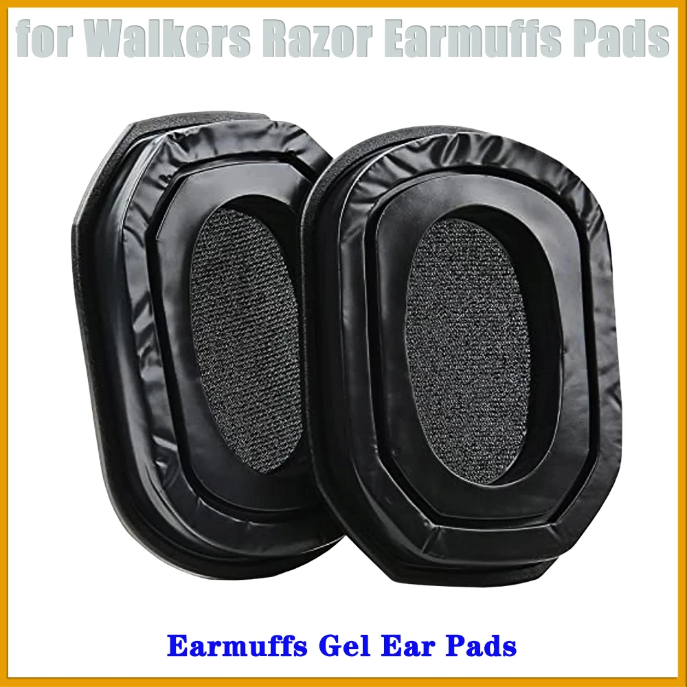 

1Pair Tactical Headphone Silicone Gel Ear Pads Replacement For Walker's Electric Slim Earmuffs，Hearing Protection Ear Pad Update