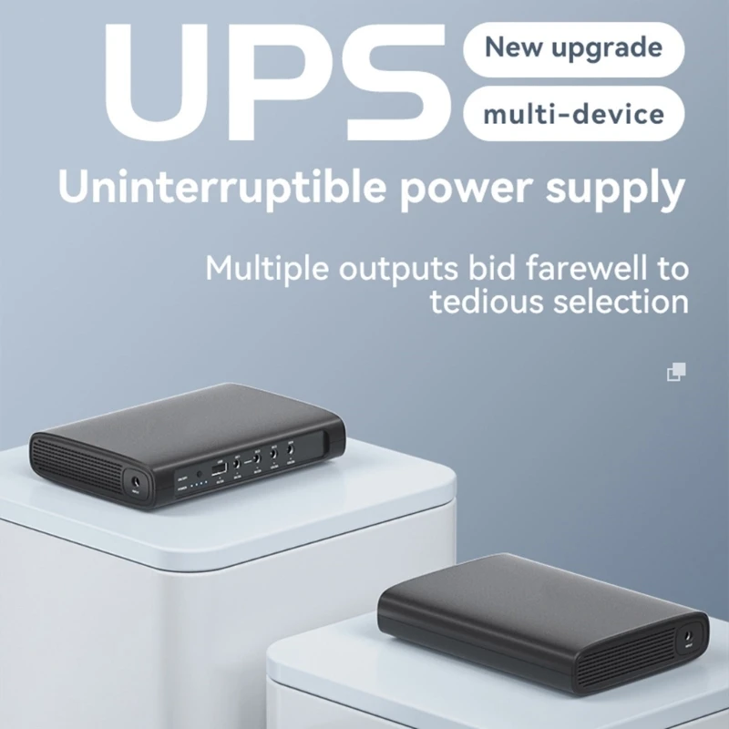 Imagem -04 - Multi Output Ups Power Bank Uninterruptible Power Supply para Outdoor Security Systems e Essential Electronics