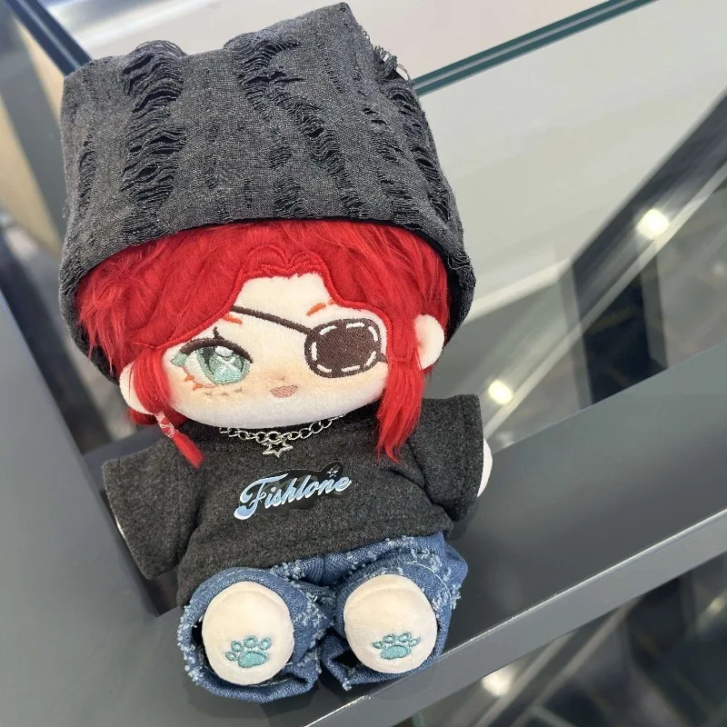 

20cm Game Identity V Archer Brynhildr Vilulf Kawaii Cosplay Soft Cotton Doll Body With Skeleton Anime Plushies Toy Figures Gift