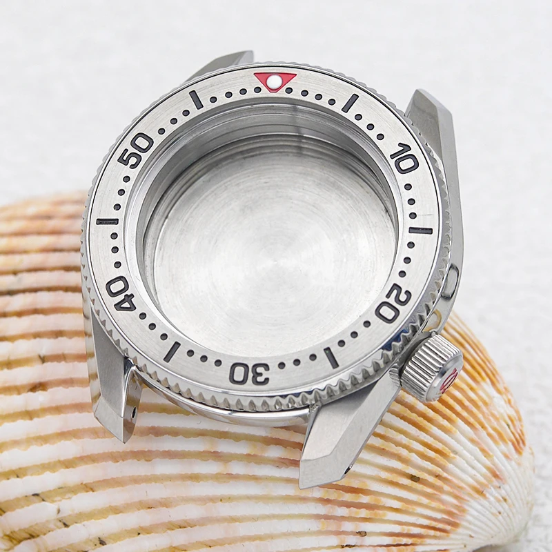 Seiko SKX Bezel Insert SPB185 SPB187 Stainless Steel NH35 Case Fit NH35 NH36 Japan Automatic Movement Men Diving Watch Case