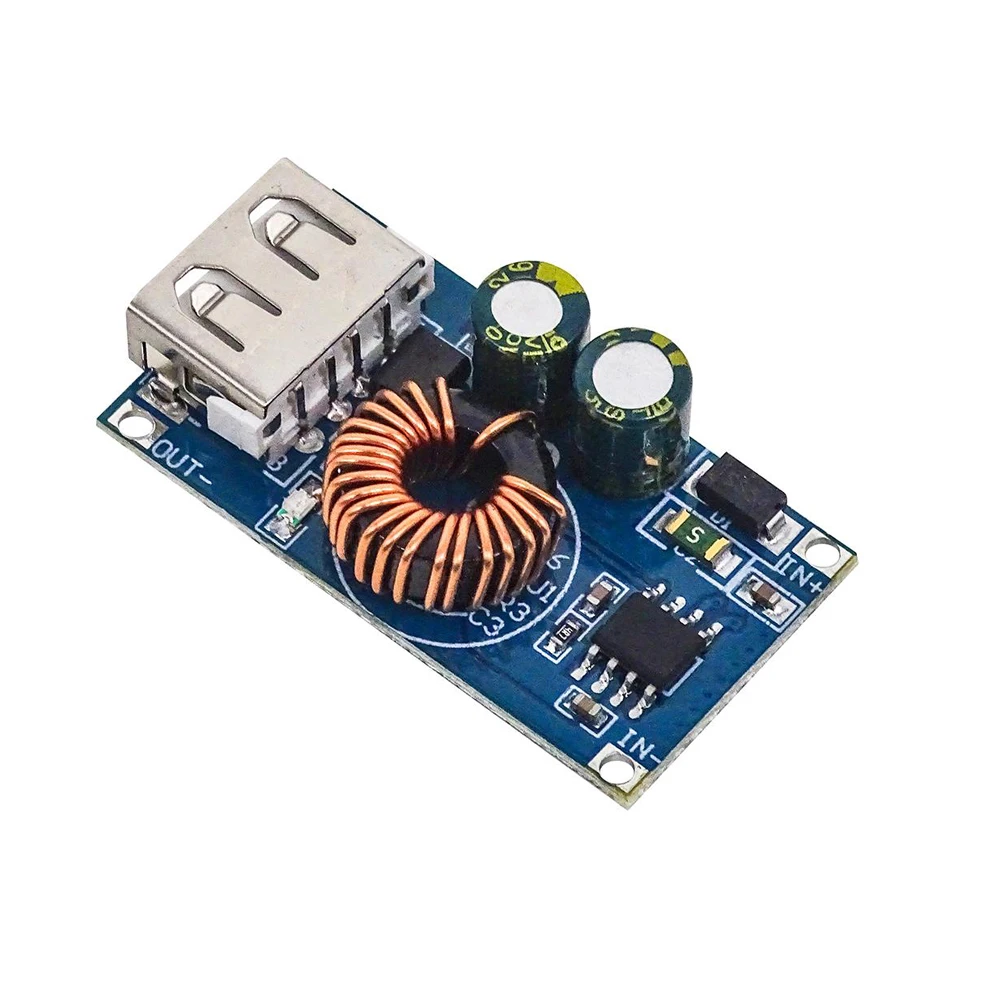 USB DC Step-Down Module 12V 24V To QC3.0 Fast Charge Mobile Phone Charging Board For Apple For Huawei FCP Quick Charger