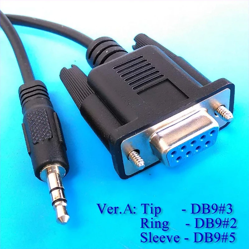 AD Board Debug Console Cable Serial 3.5 Audio to DB9 to 3.5mm Stereo to RS232 to AUX Cable