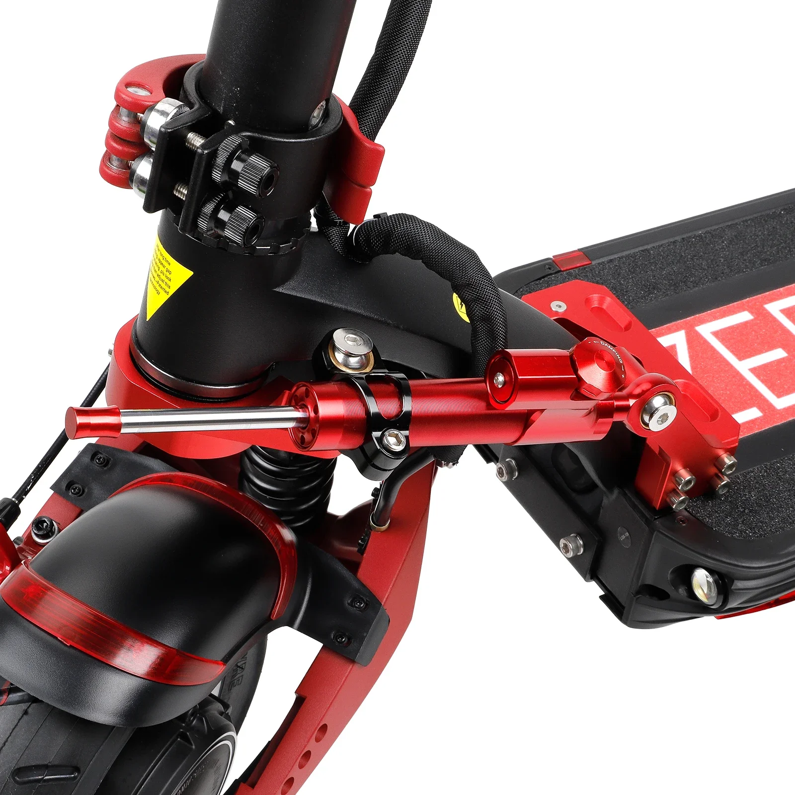Ulip For Zero 10X Electric Scooter Steering Stabilizer Damper Front Wheel Shock Absorber Modification Bracket Kit Accessories