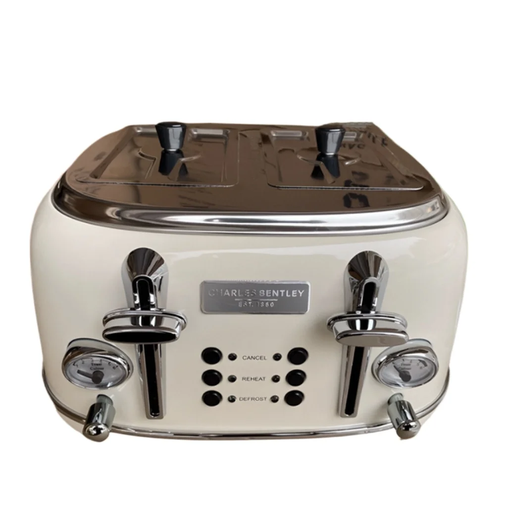 2026 4 Slicer automatic multi-purpose toaster driver home commercial bread slicing machine breakfast machine retro style