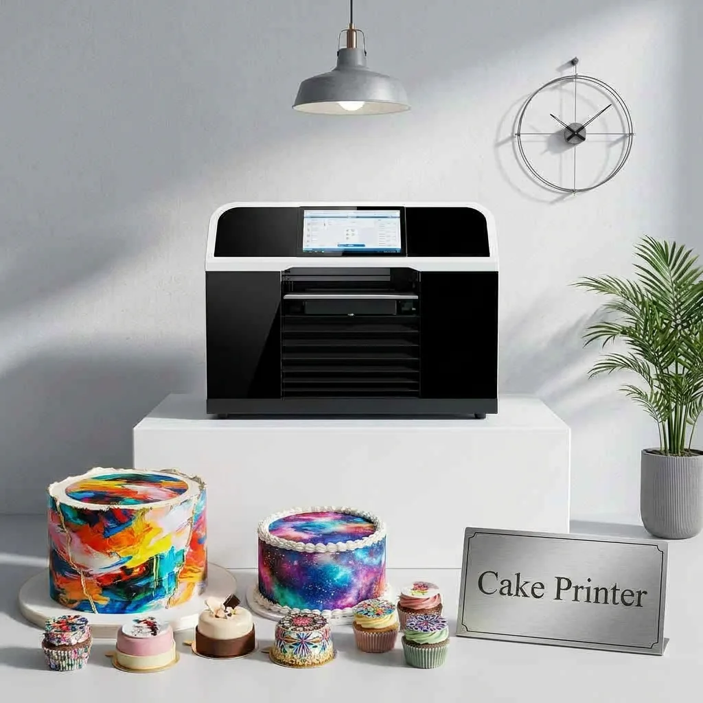 Customizable Food Pattern Inkjet Printer For Fondant Surface Personalized Logo Text And Image On Celebration Cakes