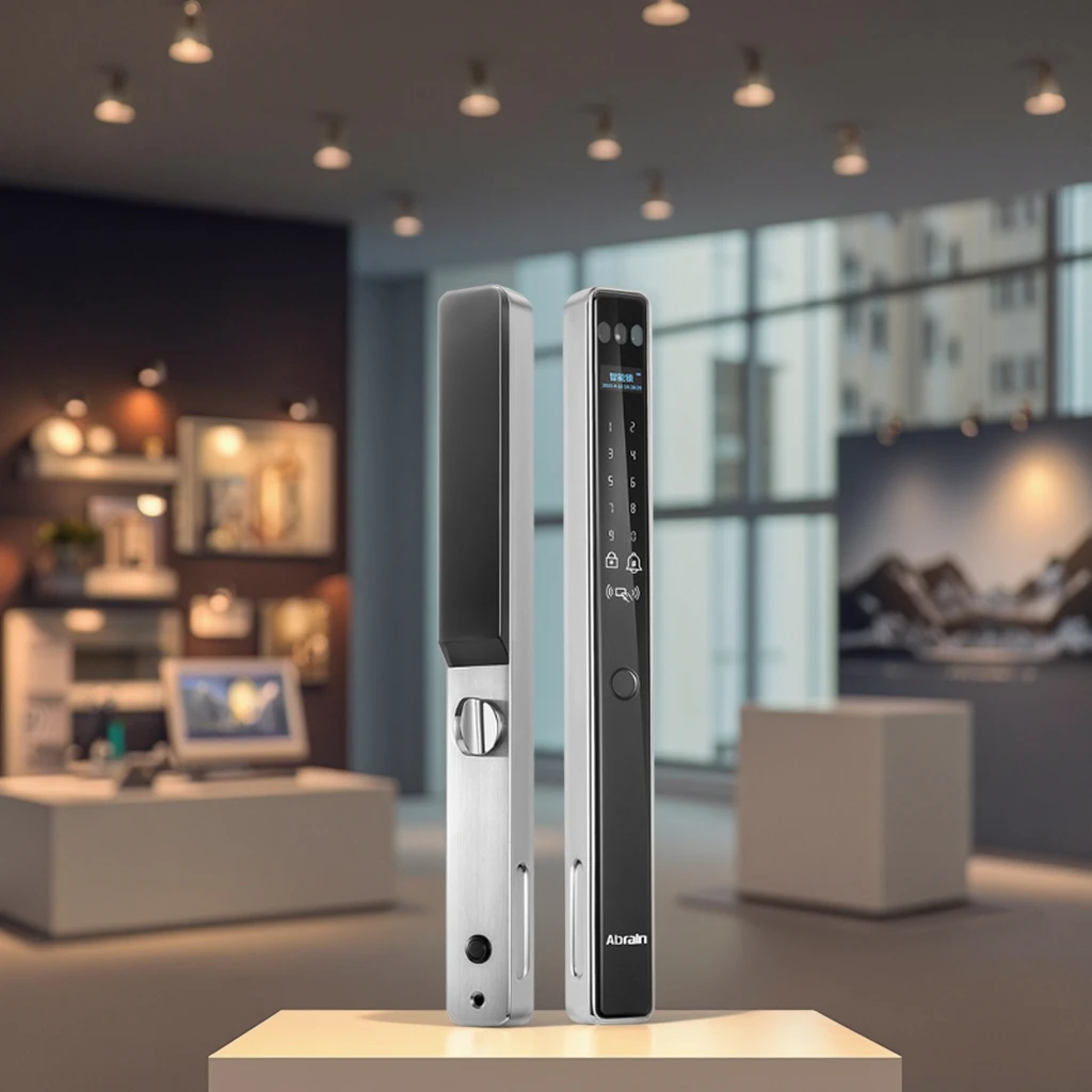 Riconoscimento facciale 3D Smart Door IC Card Password Sicurezza Porta Telecamera Impronta digitale digitale