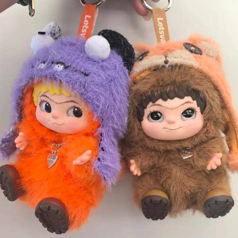 Wakuku Fuzzy Trendy Fun Party Box Carino Wakuku Action Figure Scatola misteriosa Borsa per bambola carina Ciondolo Borsa a sorpresa per bambola Giocattolo regalo