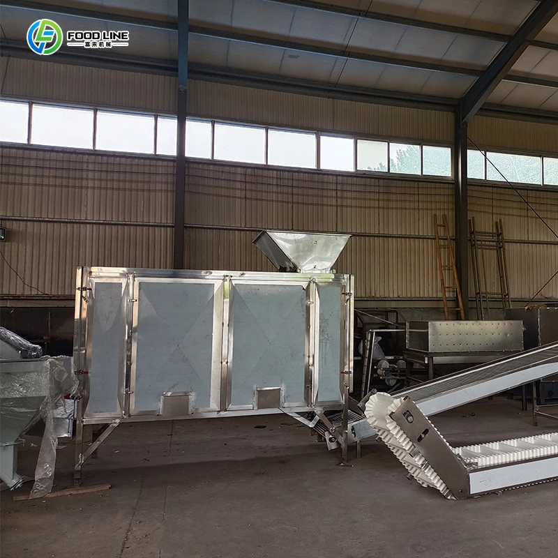 آلة تحميص جوز الكاجو والفول السوداني والمكسرات المسكرة والوجبات الخفيفة وخط إنتاج نكهة التحميص