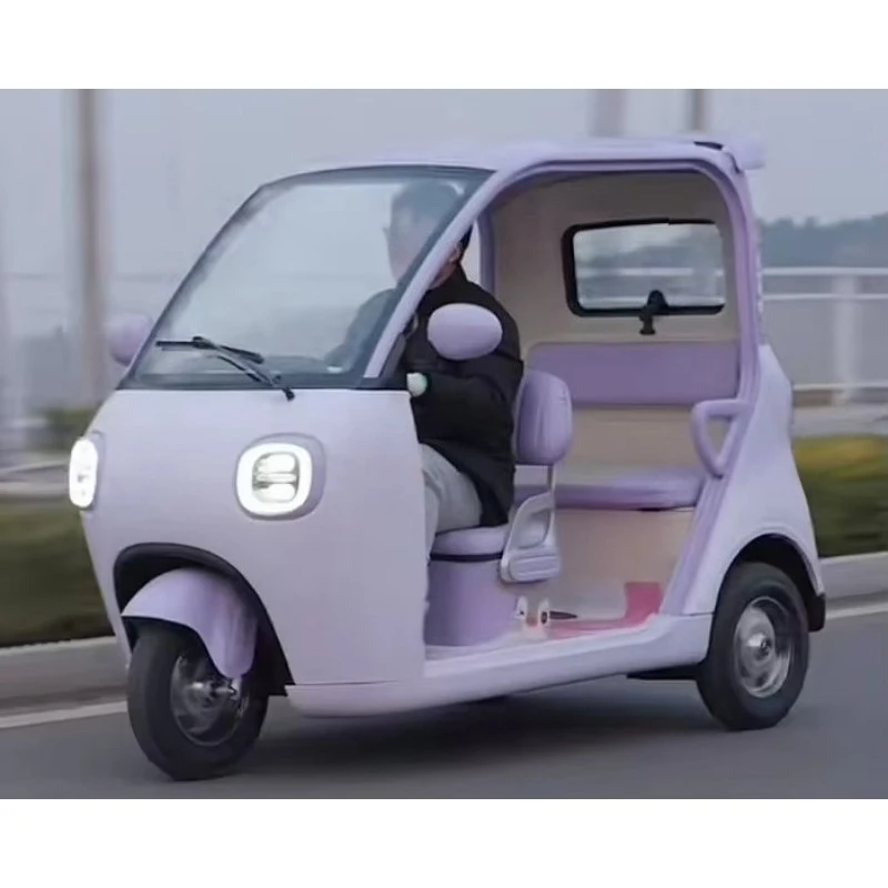 Electric Tricycle with Optimized Power Battery Open Body 60V 1000W Electric Tricycle for Passenger Use