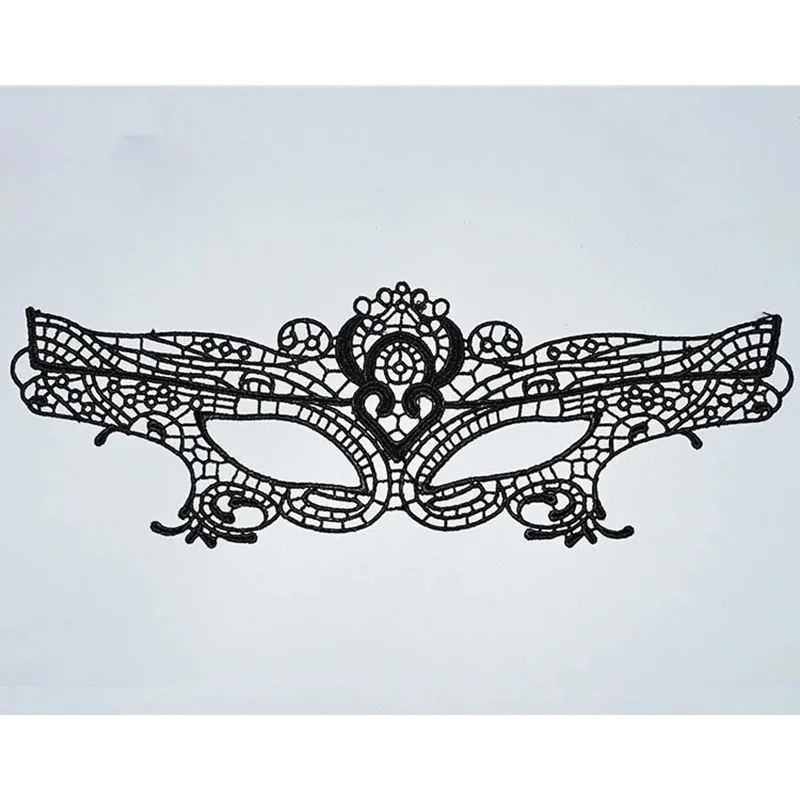 ชุดคอสเพลย์เซ็กซี่สำหรับผู้หญิง ชุดชั้นในลูกไม้แบบโปร่งลายฉลุ ปี 2026 พร้อมหน้ากาก