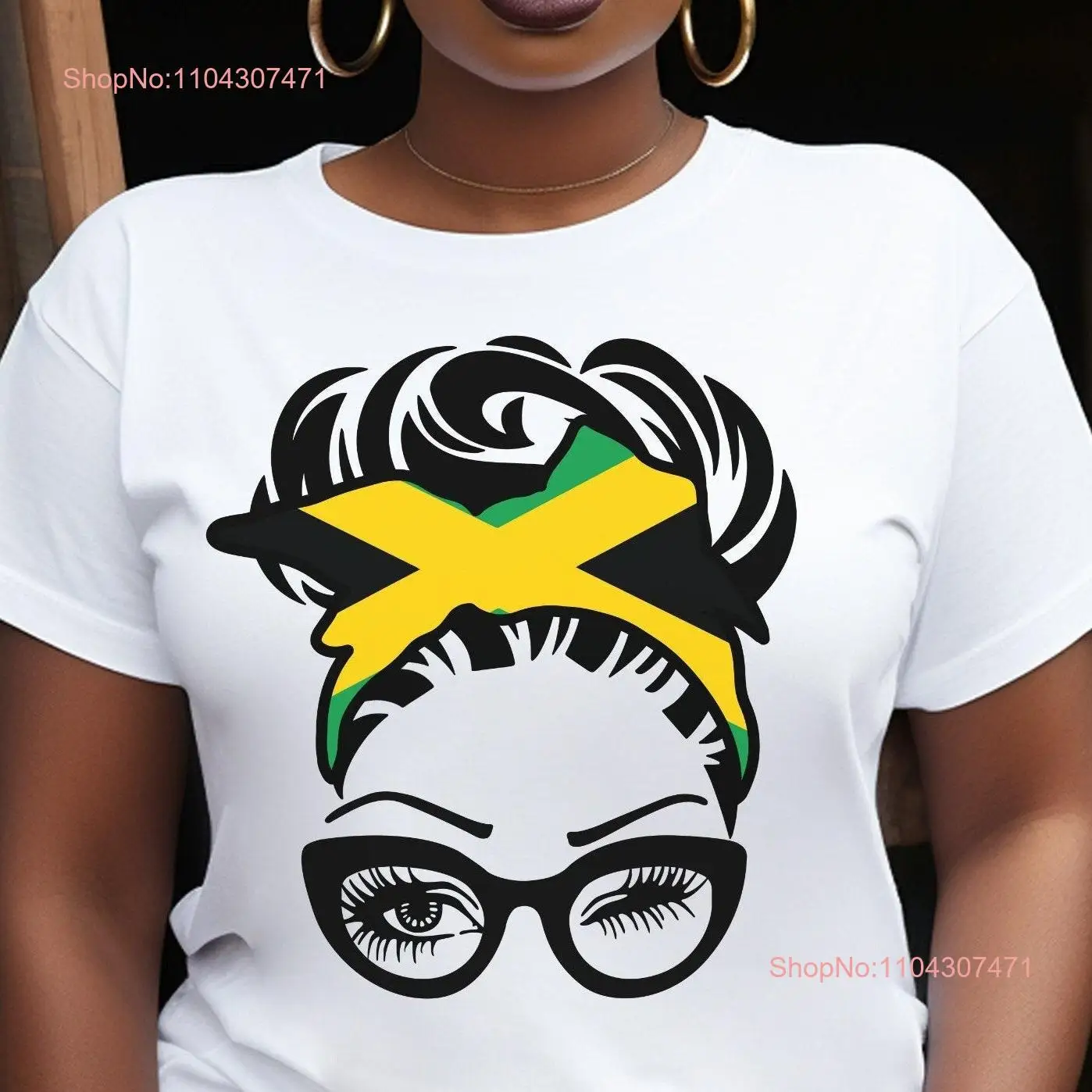 Jamaica Flag T Shirt Head Scarf Vacay Souvenir Girls Trip Love Reggae long or short sleeves