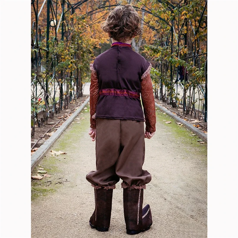 Kristoff Kostuum Cosplay Kids Ice Master Uniform Kerstkostuum Voor Kinderen