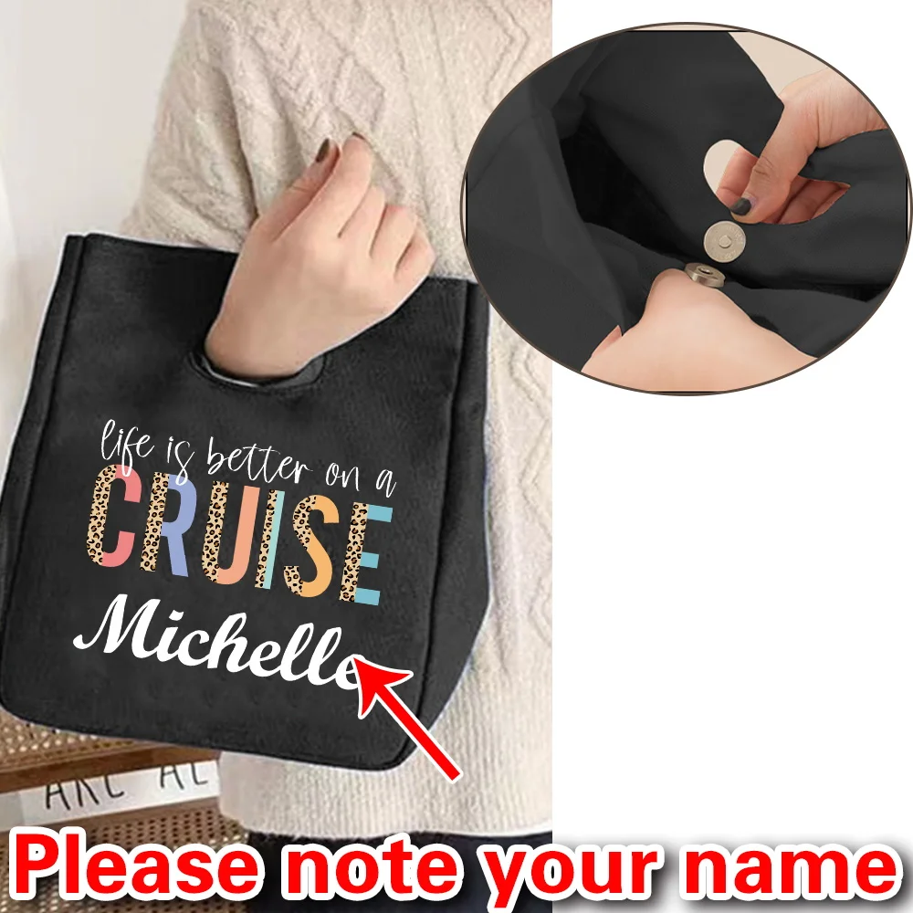

Personalized Customized Fashion New Insulated Lunch Bag Ice Storage Bag Portable Waterproof Picnic Box Bag