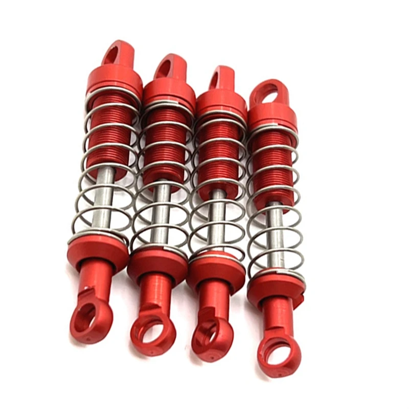 For MN78 Metal Front And Rear Shock Absorber Damper For MN78 1/12 RC Car Upgrades Replacement Parts Accessories Silver