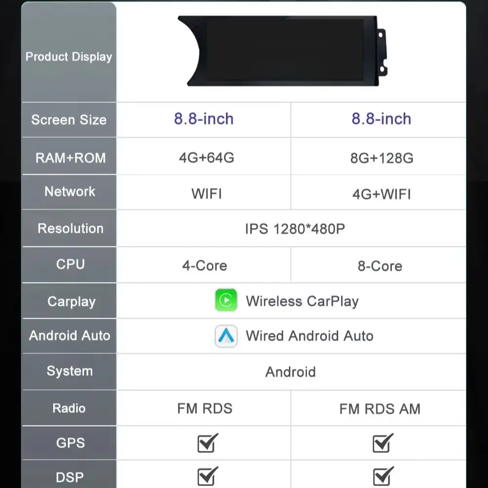 Android 16 Car GPS Navi Player 8.8" For Mercedes Benz C Class W204 S204 2011 - 2015 WIFI Carplay BT Google Car Multimedia Stereo view 5