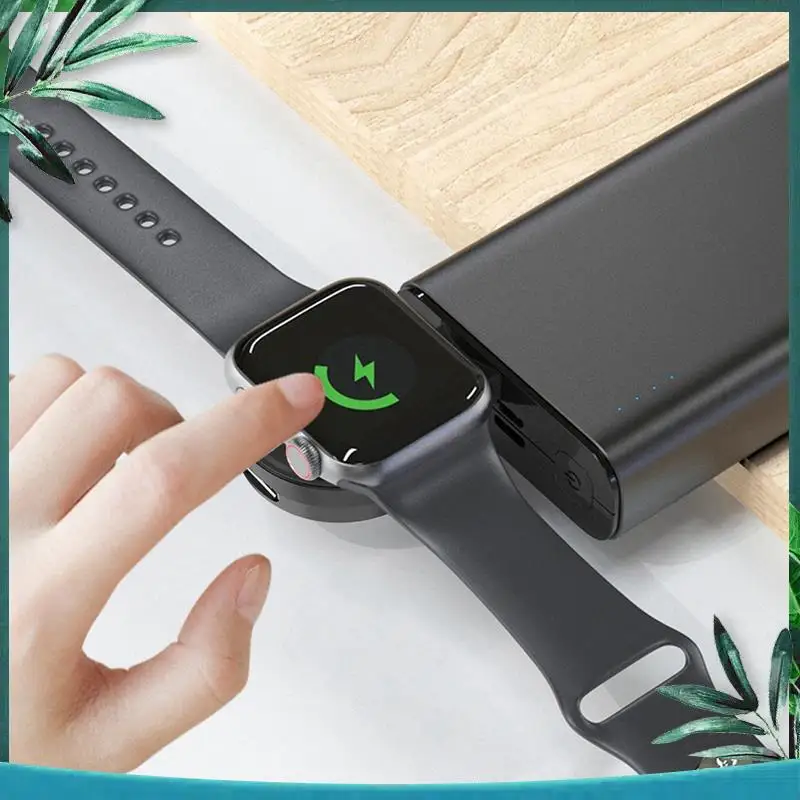 (NEW) Portable Wireless Charger Charging Base For  Watch USB Type-C Fast Charger
