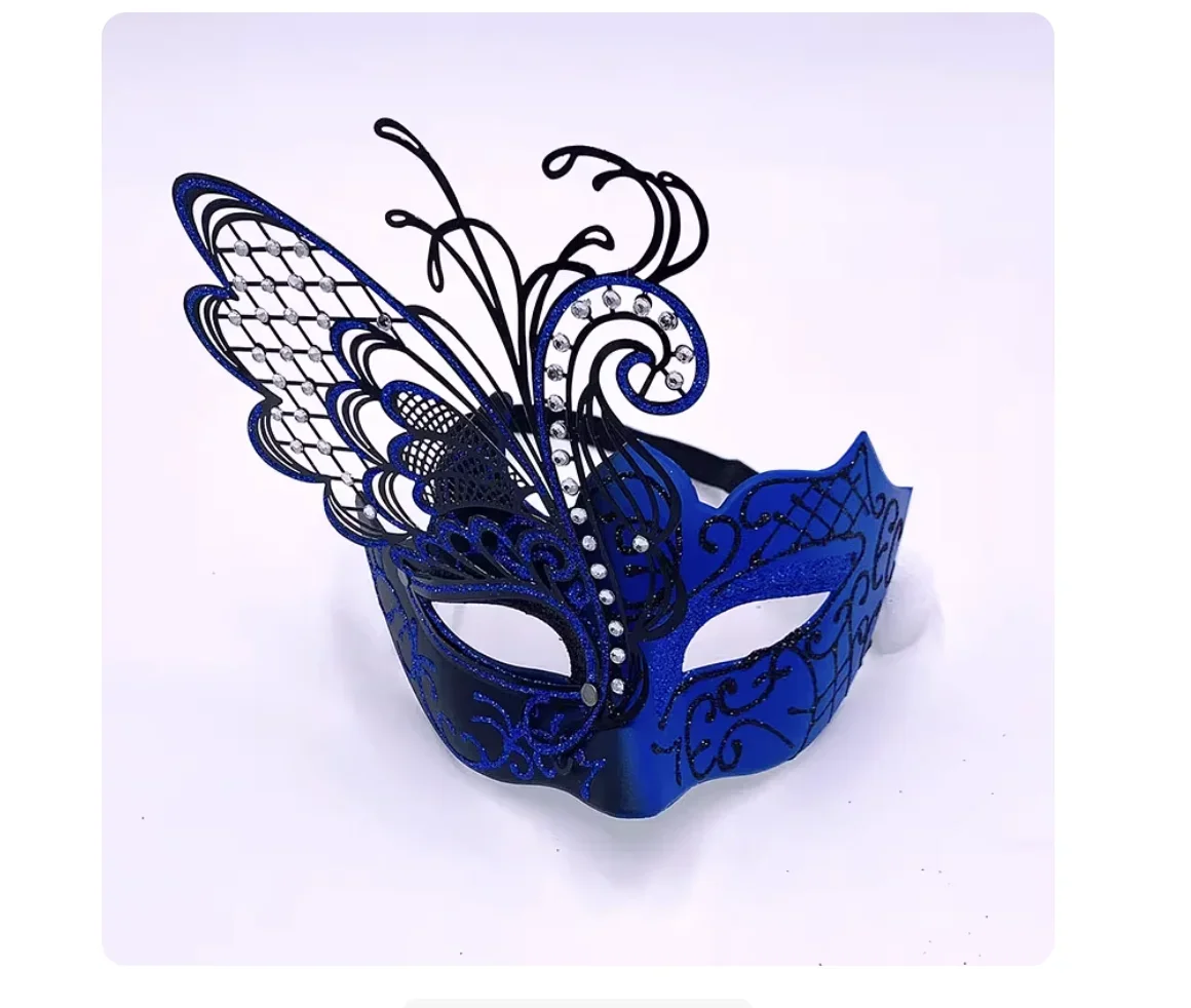 ouro-em-po-diamante-ferro-forjado-mascara-de-mascaras-meia-face-feminino-festa-danca-festival-halloween-aderecos-palco-desempenho-suprimentos