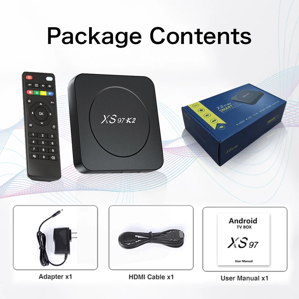 XS97 K2 Android 10.0 Smart TV Box Allwinner H313 Quad Core 2G 8G