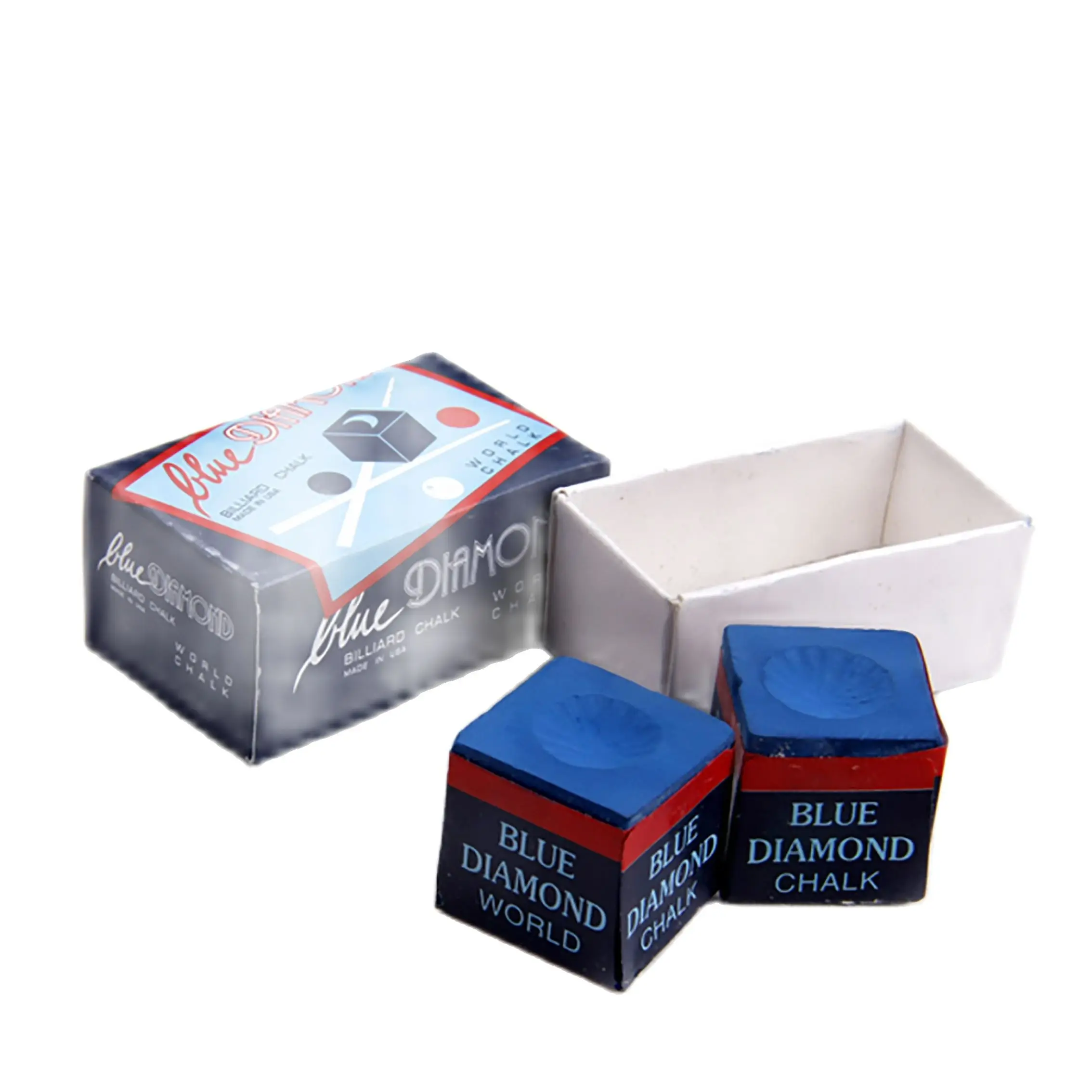 Premium poolkeu krijtset van 2, fijne textuur, op oliebasis, voor uitstekende prestaties, biljart accessoires - afbeelding 2