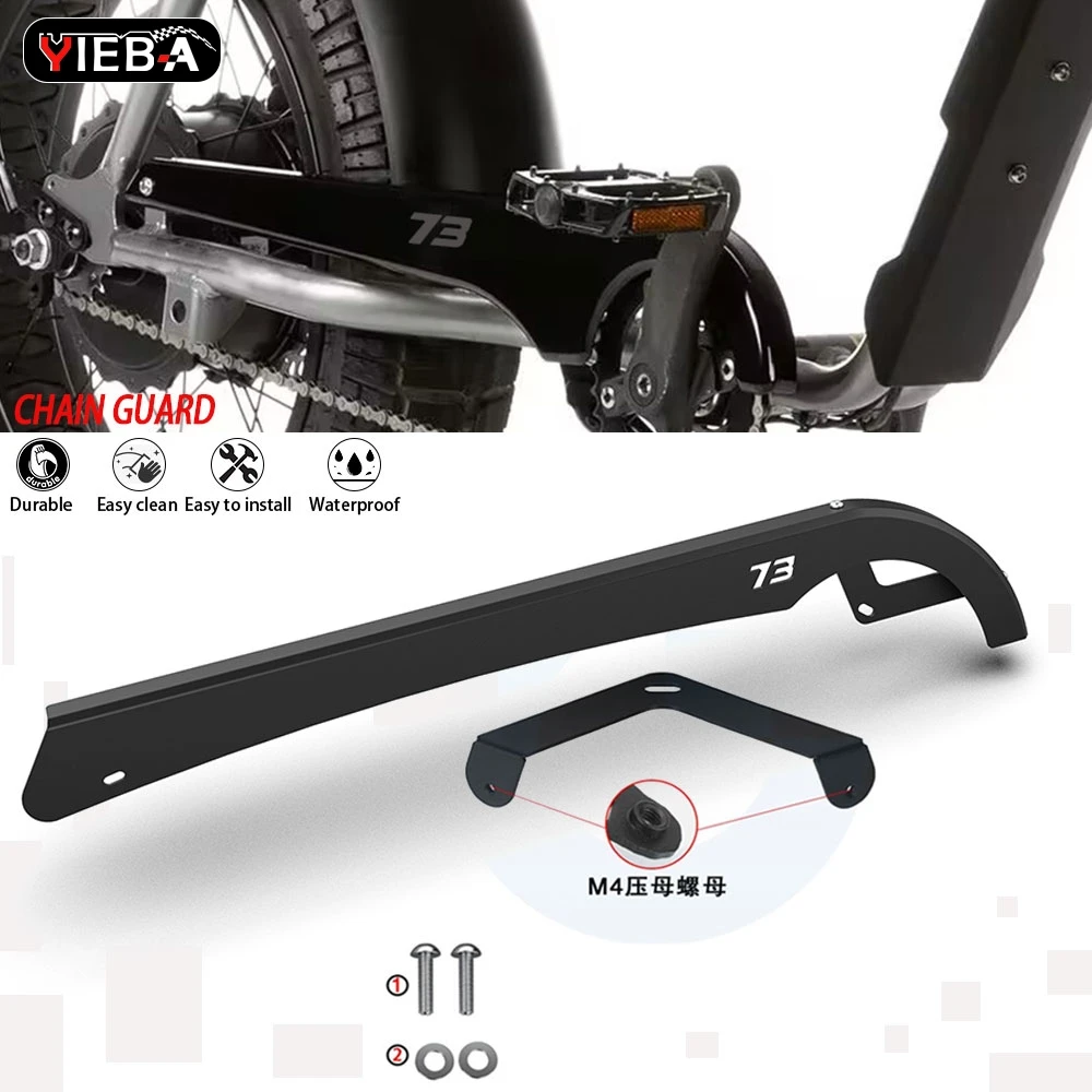 

Motorcycle Accessories For Super73 Super 73 S1 S2 Off-Road Chain Guard SUPER73 S1/S2 Rear Chain Guard Sprocket Protector Cover