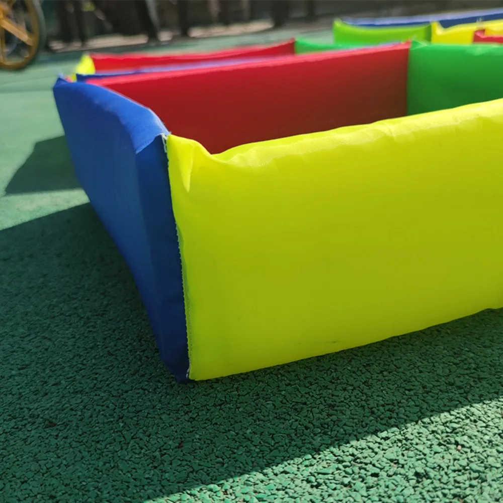 Children Fun Drilling Hole Game Multiple Plays Jumping Lattice Jumping Lattice Toy Kindergarten Sports Props Outdoor Game Toys