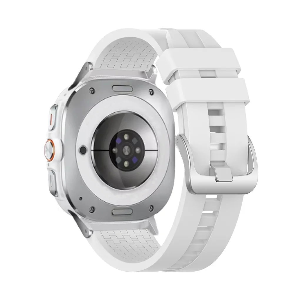 Спортивный силиконовый ремешок для Samsung Galaxy Watch Ultra 47 мм, сменный браслет, браслет Galaxy Watch 7 Ultra 47 мм, аксессуары