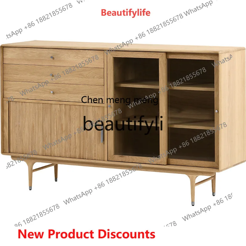 

2003 French Style Solid Wood Carved Entryway Cabinet Sideboard Storage Cabinet Natural Wood Color Vintage TV Cabinet