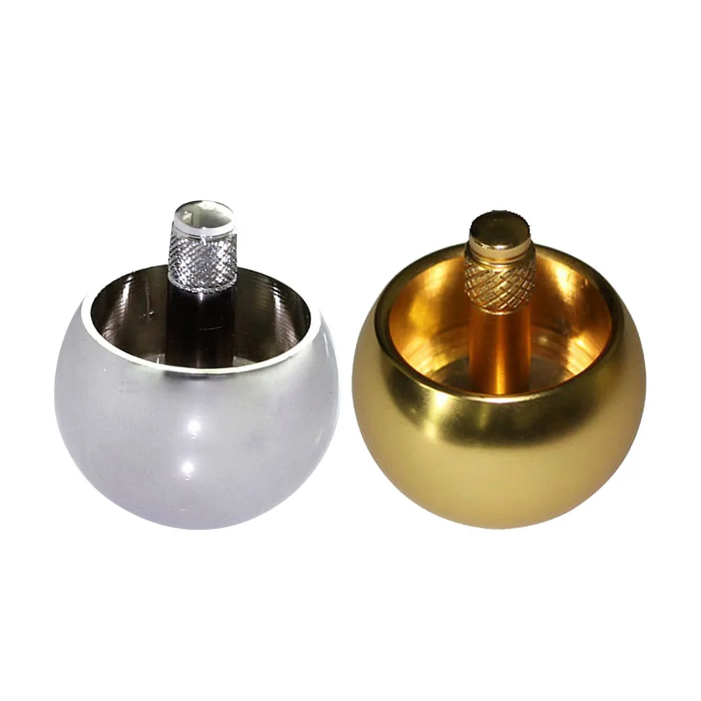 2Pcs Mushroom Head Metal Gyros Automatic Over Metal Educational Gifts Portable Durable Automatic Over Gyros