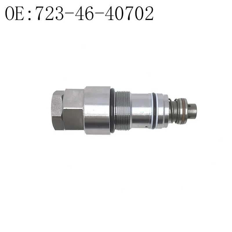 Excavator accessories suitable for Komatsu PC200-6-7-8 pressure linear valve overflow valve safety valve 723-46-40702