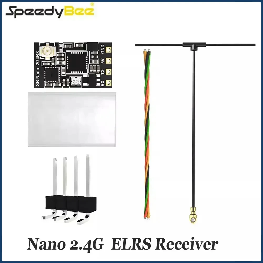 Stock SpeedyBee Nano 2.4G ExpressLRS ELRS Receiver for FPV Freestyle Long Range Drones DIY Parts