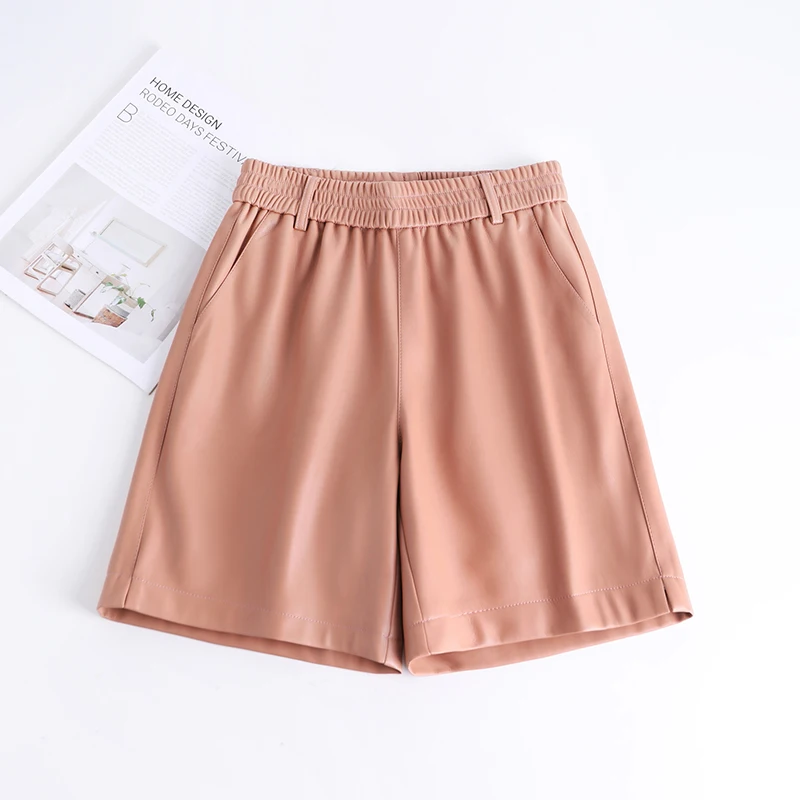 LWAIXS Five-Point Leather Shorts 4
