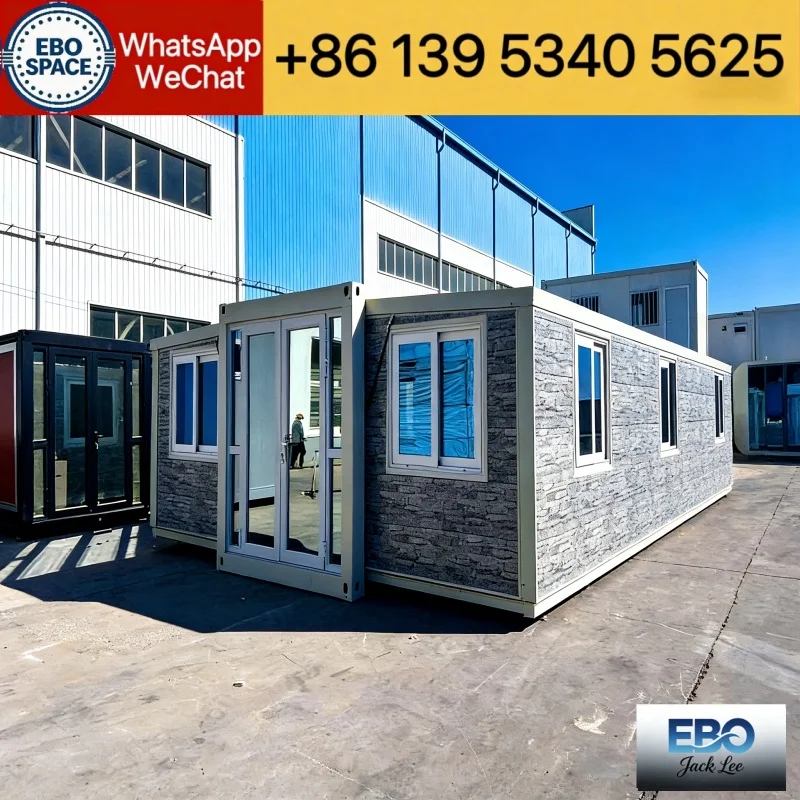 20ft Folding House Container House Mobile House Custom Made Quick Build with Kitchen&Shower Expandable Box House