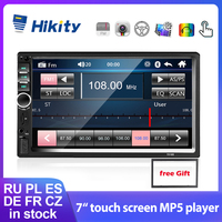 HIkity 2 Din Car Radios Mirror Link Video Multimedia Player 7018B Universal BT Autoradio For Nissan Toyota Lada Kia Suzuki Ford