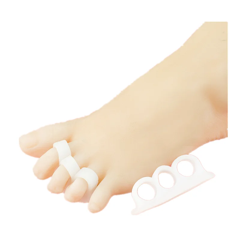 

Toe Pad Hallux Valgus Orthosis Bigfoot Overlapping Toe Separator Soft Silicone Toe Orthosis Hallux Valgus For Foot Men Women