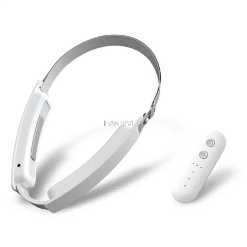 Macchina per il sollevamento della cintura a V per il mento Dispositivo per il sollevamento del viso rosso e blu Massaggiatore vibrante dimagrante per il viso