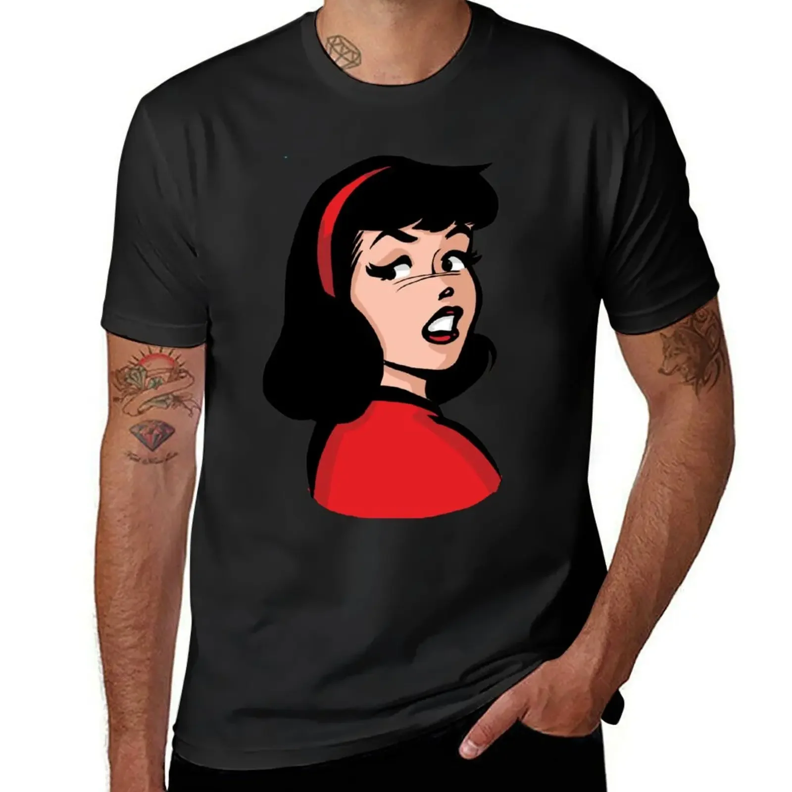 

Veronica T-Shirt new edition hippie clothes sweat heavy weight t shirts for men