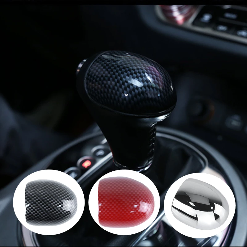 Chrome Car Gear Shift Knob Gear Head Cover Case Trim for Kia Sportage R 3 Cerato K3 Forte Sorento