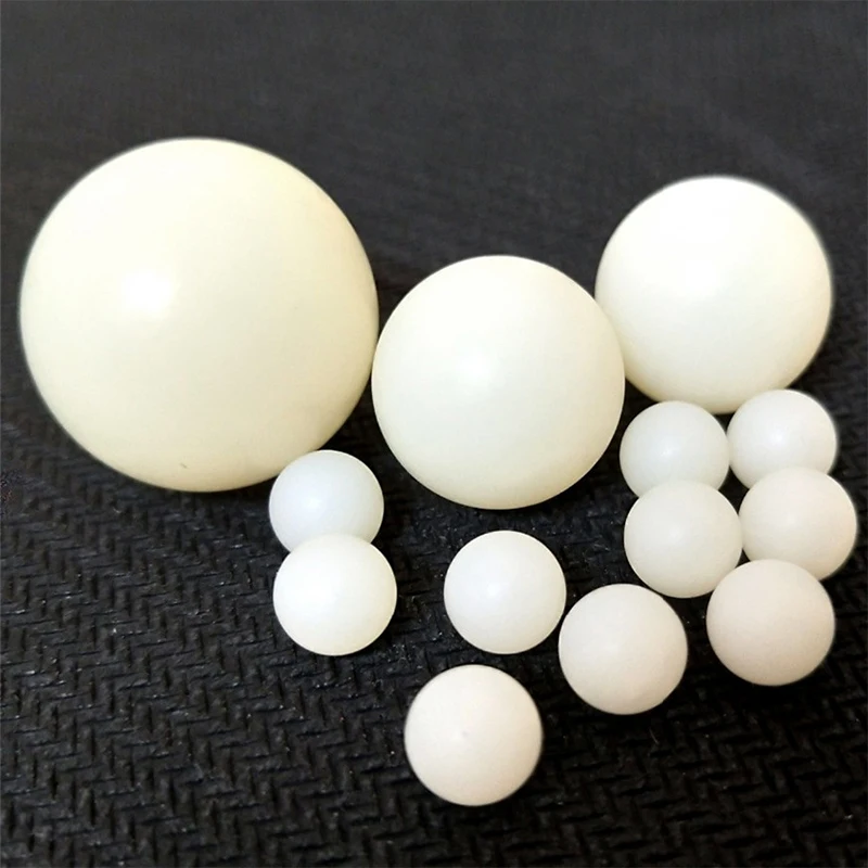 الصلبة النايلون البلاستيك الكرة PA66 1/1.5/1.588/2/2.5/3/3.175/4/4.763/5/ 5.556/6/6.35/7/8/9/9.525/10/10.5 ~ 50.8 مللي متر الدقة الصلبة حبة