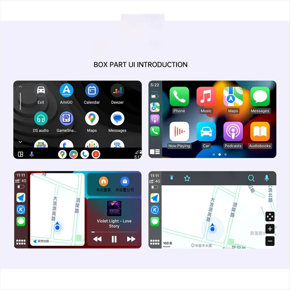 A48U Wireless CarPlay Adapter with 5G WiFi 6 Converts Factory Wired CarPlay & Android Auto to Wireless