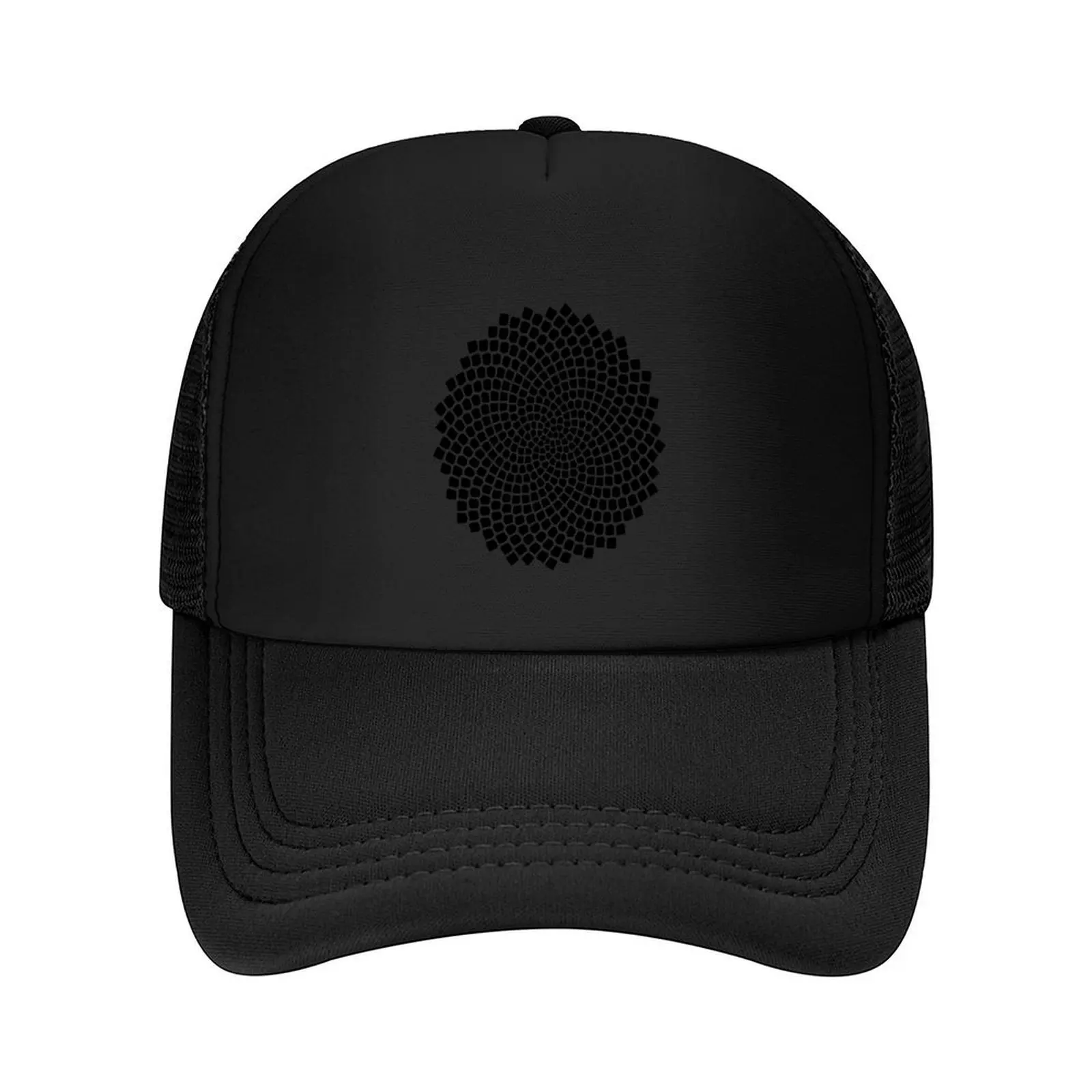 

Sunflower, Seed, Fibonacci, Spiral, Golden Ratio, Phi, Math, Mandala Baseball Cap Rave Men's Baseball Women's