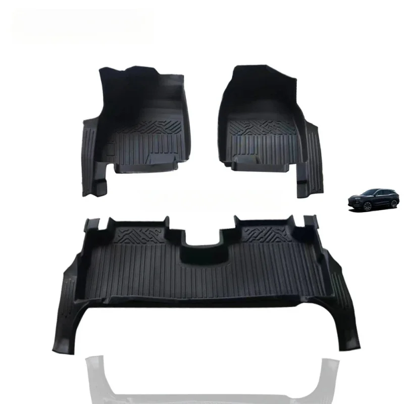 High-Quality Interior 3Pcs 5D TPE Car Set With Peect Waterproof Material Dashing Full Coverage