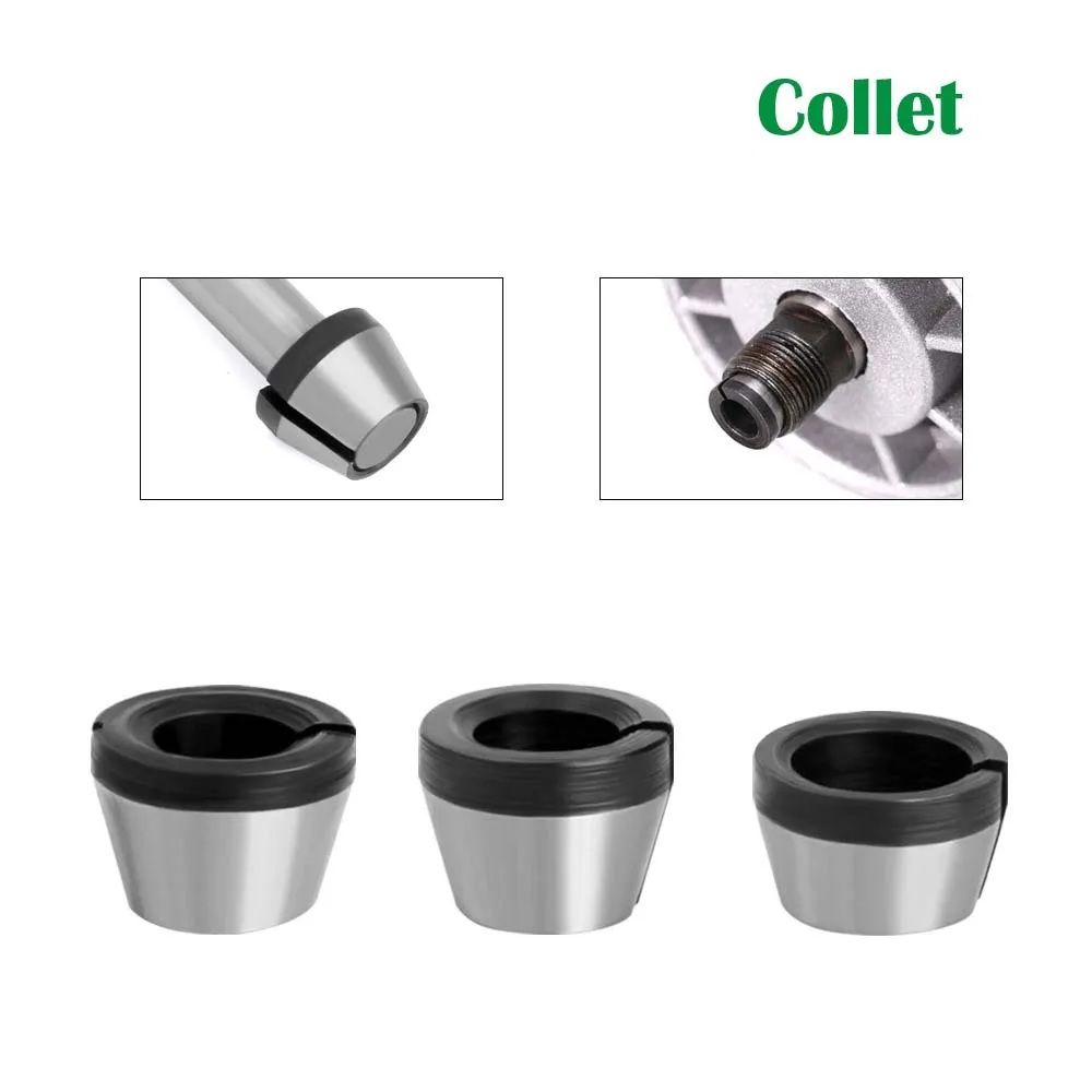 

6Mm 1/4 8Mm Trimming Machine Angle Grinder Collet Accessory Conversion Sleeve Conversion Head Milling Cutter Accessory Clamp Sle