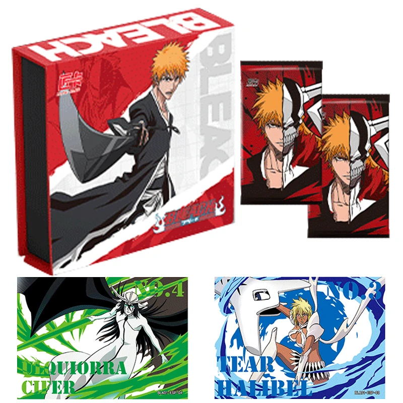 

Anime Bleach Cards Rare TCG Game Playing Card Cosplay Board Collector's Limited Edition Gift Set Family Kids Xmas Birthday Gifts