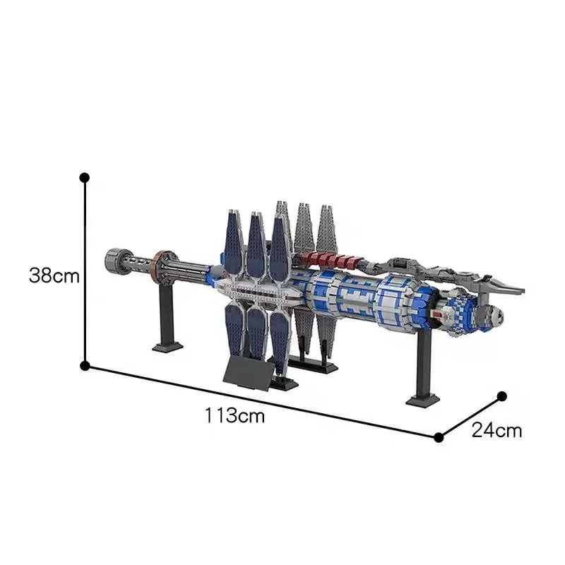 MOC Space Station UCS Scale Babylon 5 Model Building Block Counterattack battle Assembly Brick Puzzle Toy Birthday Children Gift