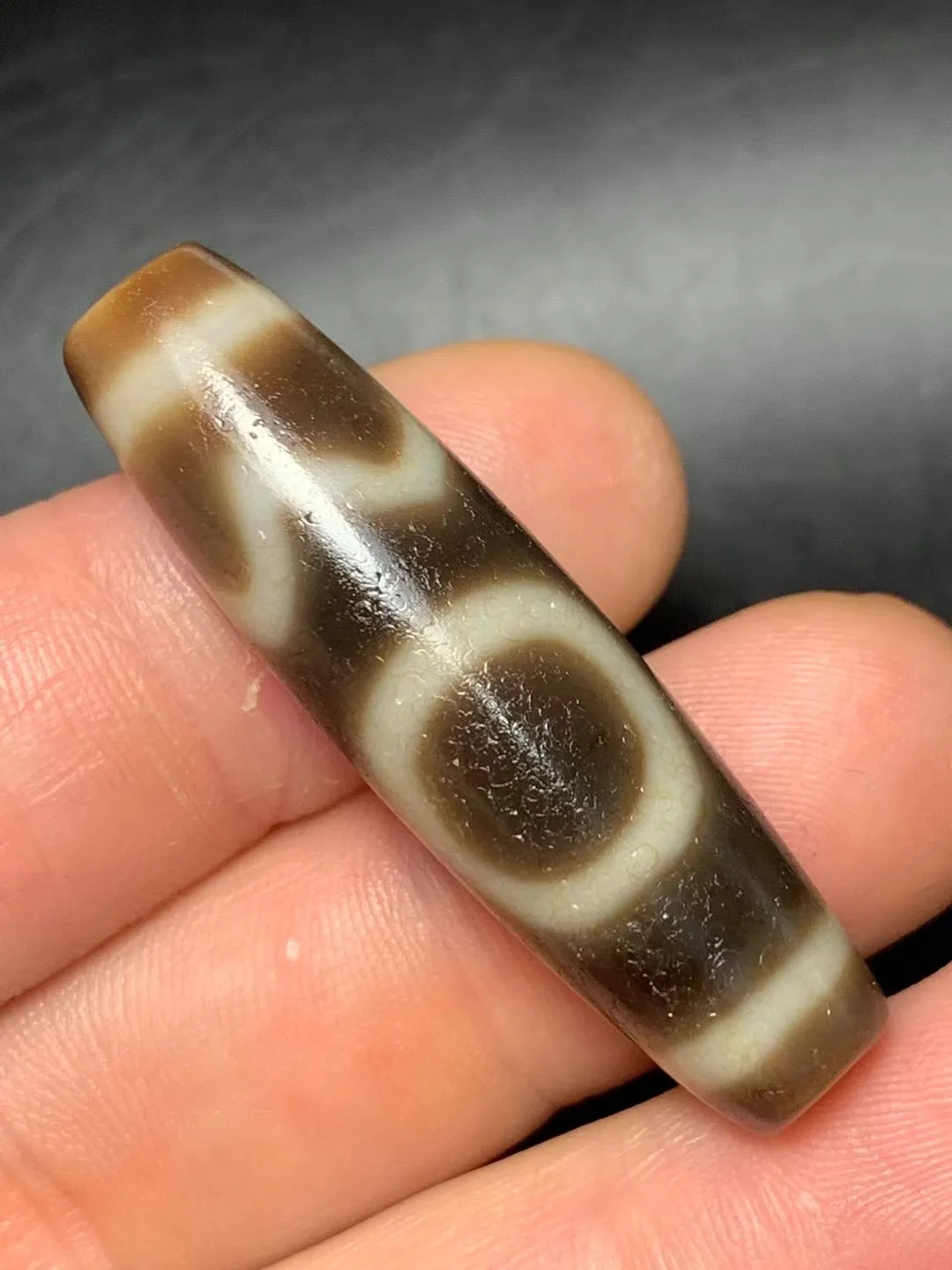 

Treasure ENERGY Tibetan Old Agate Weathering High Oily Patina Xizenghuaizhu Master dZi Bead Amulet Precious Gemstone Jewelry